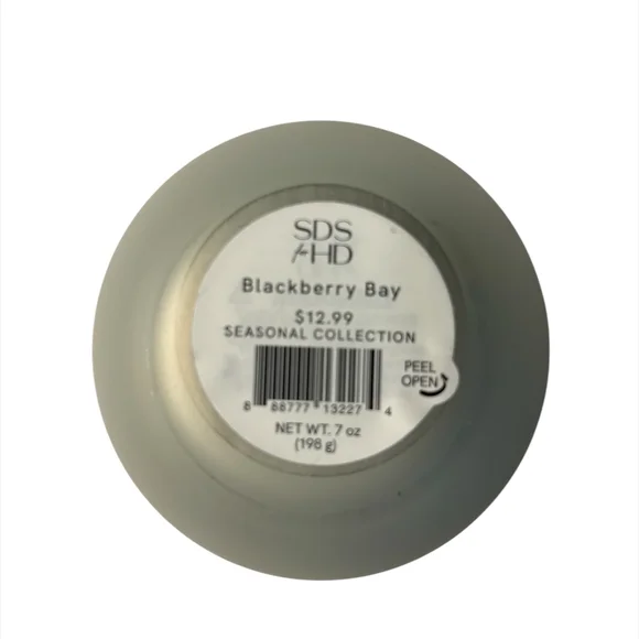 White Mercury Glass Egg-Shaped Candle By SDS for HD - Picture 4 of 4